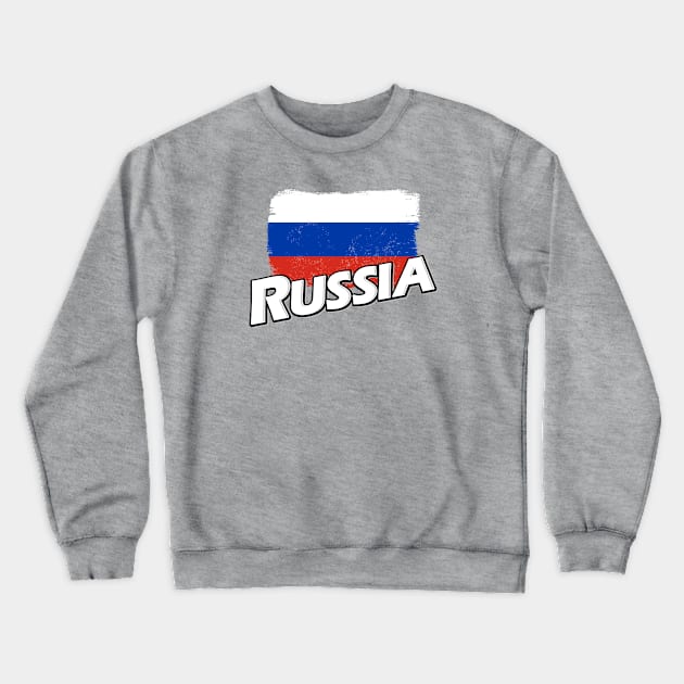 Russia flag Crewneck Sweatshirt by PVVD